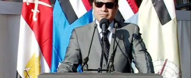كلمة الرئيس عبد الفتاح السيسي أثناء تفقدة لوحدات التدخل السريع