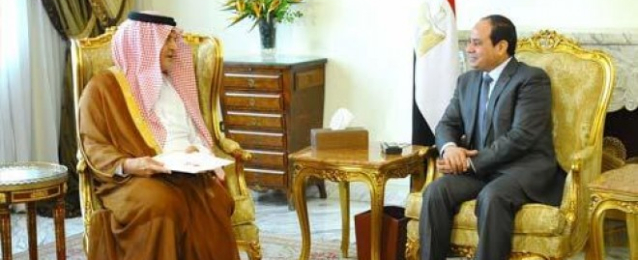 في لقاء مع وزير خارجية السعودية.. السيسي يحذر من التدخل الخارجي في ليبيا