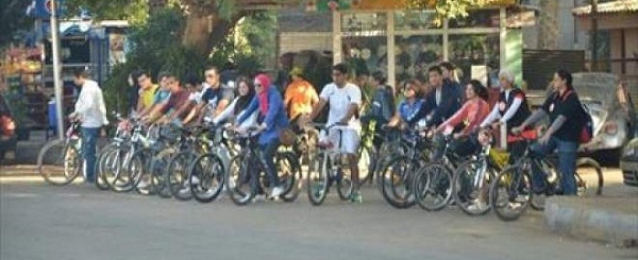 ماراثون خيرى بشوارع القاهرة للتشجيع على ركوب الدراجات