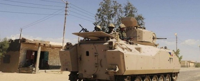 مقتل 5 تكفيريين وضبط 5 آخرين فى حملة أمنية بشمال سيناء