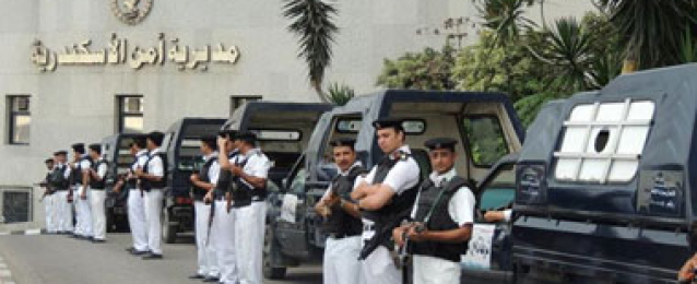 أمن الإسكندرية يفرق مسيرة لانصار الاخوان الارهابية والقبض على 13