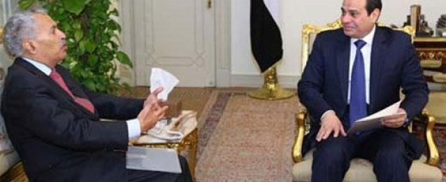 الرئيس السيسى يستقبل وزير خارجية اليمن