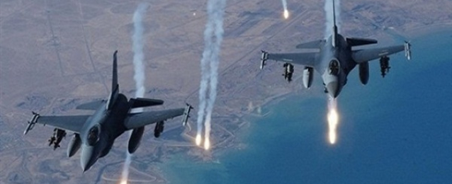 طائرات التحالف العربي تقصف 4 مواقع حوثية في تعز