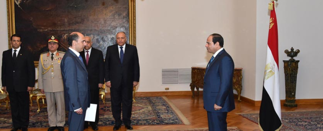 الرئيس السيسي يتسلم أوراق اعتماد أحد عشر سفيرا جديدا