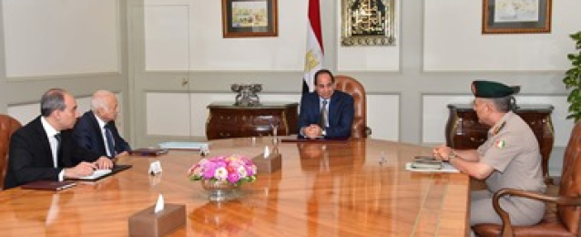 الرئاسة: السيسى تسلم مشروع البروتوكول الخاص بالقوة العربية المشتركة