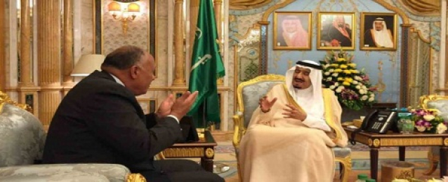 الخارجية: شكري نقل للعاهل السعودي تقدير واعتزاز السيسي لمستوى العلاقات بين البلدين