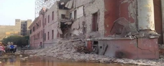 رفع آثار انفجار محيط القنصلية الإيطالية وتهشم نافذات 9 عقارات بشارع رمسيس
