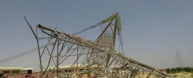 تفجير برج كهرباء بمحافظة الفيوم وانقطاع التيار فى عدة أحياء