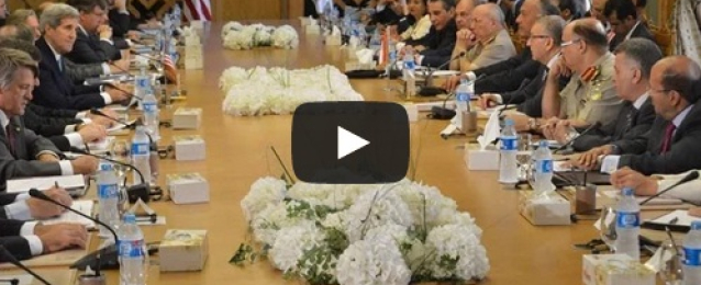فيديو : مؤتمر صحفي لوزير الخارجية سامح شكري مع نظيره الأمريكي عقب افتتاح الحوار الاستراتيجي بين البلدين