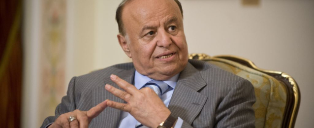 الرئيس اليمني يصل القاهرة للمشاركة فى إفتتاح قناة السويس الجديدة
