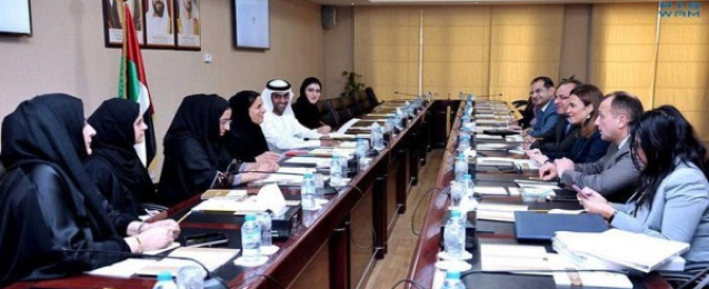 وزيرة التعاون الدولي تعرض برنامج تنمية سيناء على نظيرتها الإماراتية في “أبو ظبى”