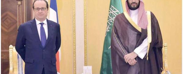 أولاند يبحث مع ولي ولي العهد السعودي الملفات الإقليمية والتعاون الثنائي