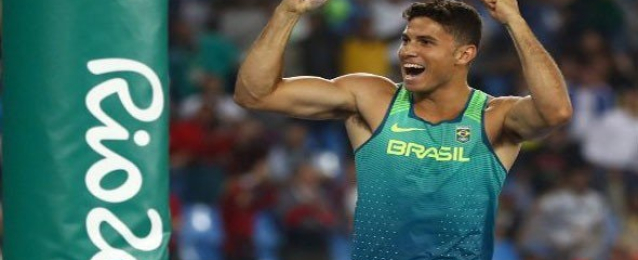 البرازيلي دا سيلفا ينال ذهبية القفز بالزانة بأوليمبياد ريو