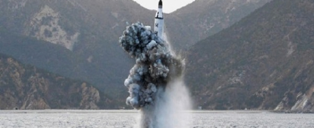 تجربة صاروخية لكوريا الشمالية تنتهى فى بحر اليابان