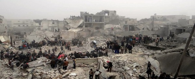 مقتل 30 شخصا على الاقل في قصف جوي على حلب وريفها