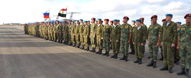 تواصل فعاليات التدريب حماة الصداقة 2 بمشاركة أكثر من 600 مقاتل مصرى وروسى