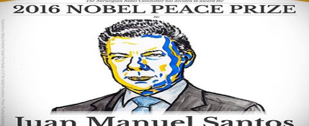 فوز الرئيس الكولومبي بجائزة نوبل للسلام عن عام 2016
