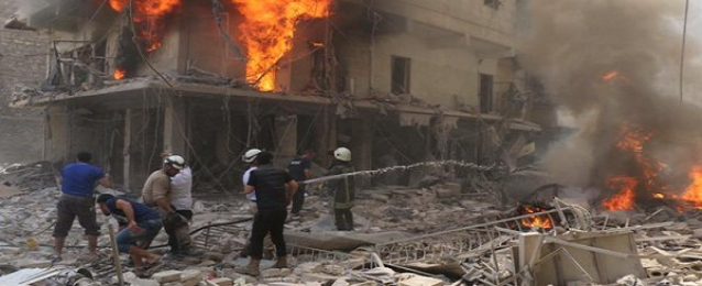 مقتل 15 شخصا على الأقل وإصابة أكثر من 100 في قصف أحياء غربي حلب
