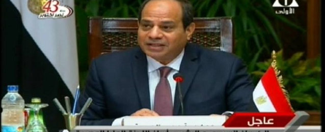 نص كلمة الرئيس السيسى خلال افتتاح الدورة الأولى للجنة العليا المشتركة بين مصر والسودان على المستوى الرئاسي