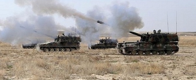 قصف تركي لمواقع وحدات حماية الشعب الكردية السورية