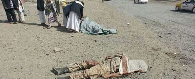 قتلى وجرحى بصفوف الحوثيين فى قصف للتحالف العربى شرق صنعاء