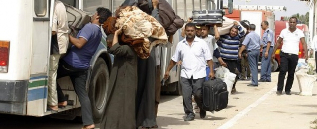 عودة 285 مصرياً من ليبيا عبر منفذ السلوم خلال 24 ساعة