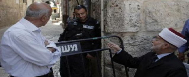 قوات الاحتلال الإسرائيلي تعتقل مفتى القدس
