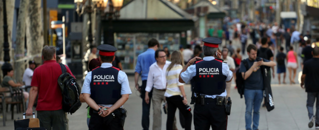 أربعة مشتبه بهم في هجوم برشلونة يمثلون أمام المحكمة العليا بمدريد