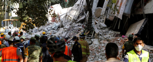 ارتفاع عدد ضحايا زلزال المكسيك إلى 224 قتيلا