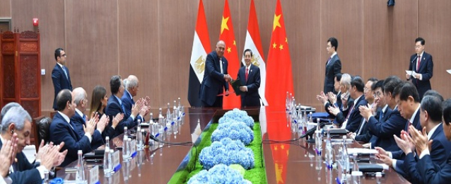 بالصور..الرئيس الصينى يشيد بالتطورات الإيجابية للتنمية بمصر