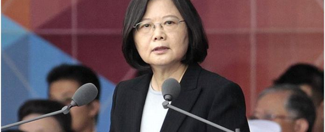 رئيسة تايوان تتعهد بالدفاع عن حرية الجزيرة