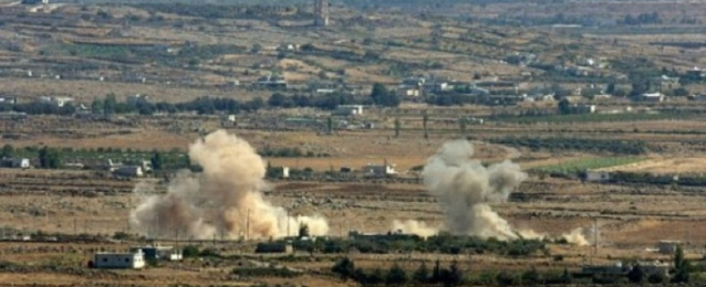 إسرائيل تقصف 3 مدافع للجيش السوري عقب سقوط 5 قذائف في الجولان المحتل
