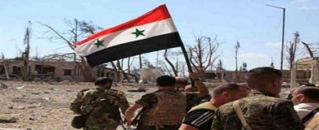 الجيش السوري يقضي على تجمعات لداعش على نهر الفرات