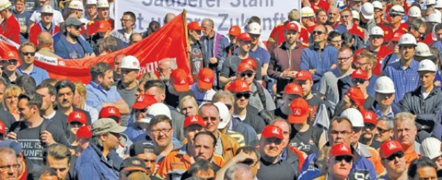 آلاف العمال بألمانيا يشاركون في إضرابات لرفع الأجور