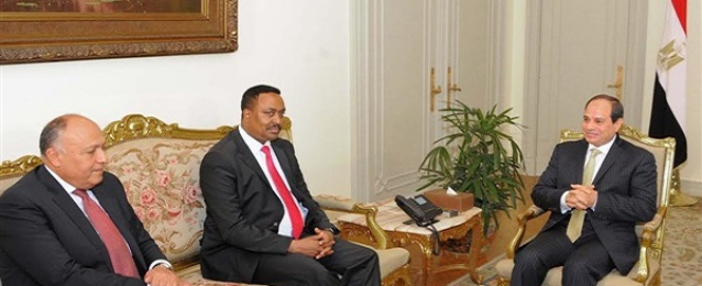 الرئيس السيسي يستقبل رئيس وزراء اثيوبيا