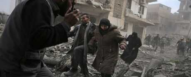 الأمم المتحدة تعرب عن قلقها ازاء تصاعد اعمال العنف في غوطة دمشق الشرقية.