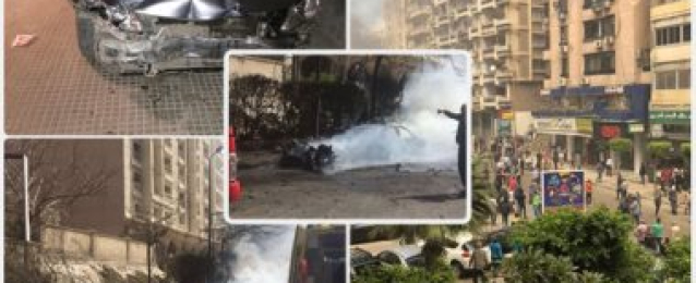 النائب العام يكلف نيابة أمن الدولة بإجراء المعاينة فى حادث تفجير موكب مدير أمن الاسكندرية