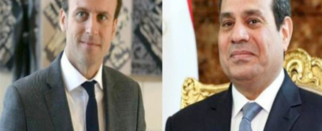 الرئيس السيسي ونظيره الفرنسي يبحثان هاتفيا سبل التعاون المشترك إزاء أزمة فيروس كورونا