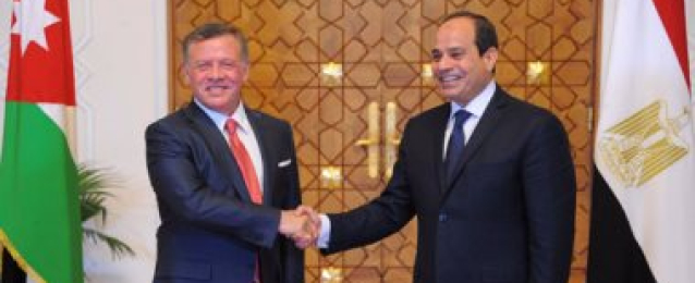 الرئيس السيسي يسقبل اليوم العاهل الأردني الملك عبد الله الثاني