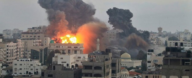 إصابات فى قصف طيران الاحتلال الإسرائيلى لمواقع فى غزة