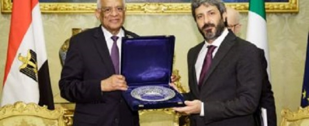 رئيس مجلس النواب الإيطالي : نقدر دور مصر في الشرق الأوسط