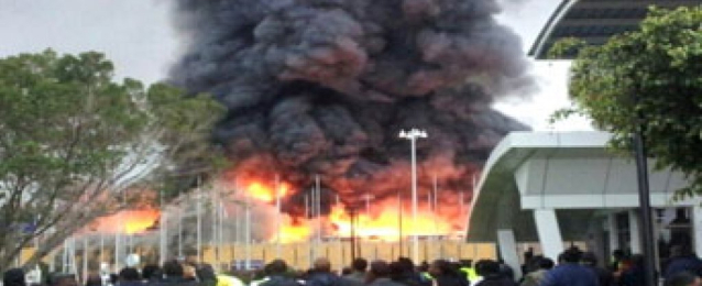 اندلاع حريق بالمطار الرئيسي في كينيا