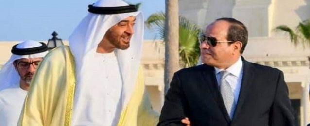 الرئيس السيسي يستقبل ولي عهد أبو ظبي اليوم
