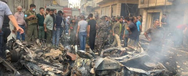 انفجار سيارة مفخخة قرب كنيسة في مدينة القامشلي في شمال شرق سوريا