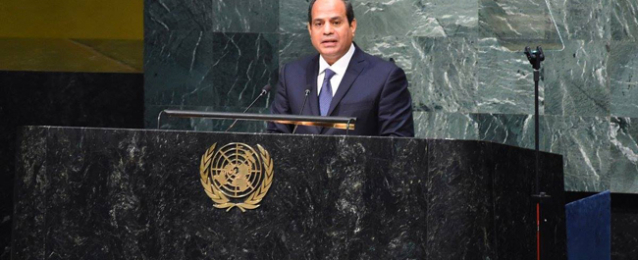 الرئيس السيسى يلقى غدا كلمة مصر أمام قمة المناخ الدولية بنيويورك