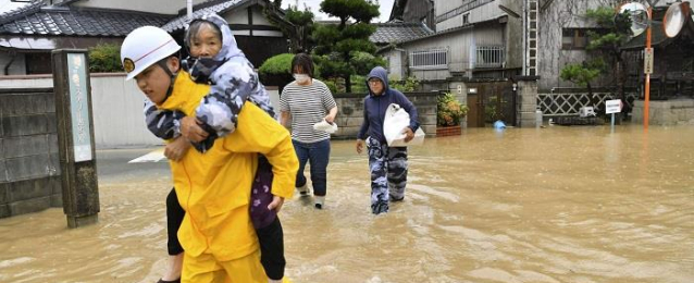 مصرع 10 اشخاص جراء الأمطار الموسمية في اليابان