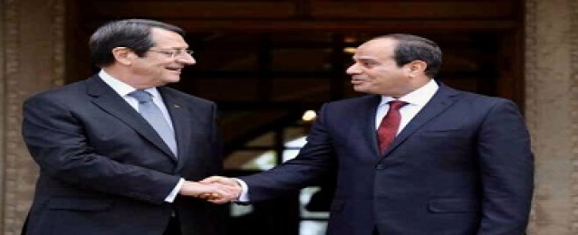 الرئيس عبد الفتاح السيسي يتلقى اتصالاً هاتفياً من الرئيس القبرصي نيكوس أنستاسيادس