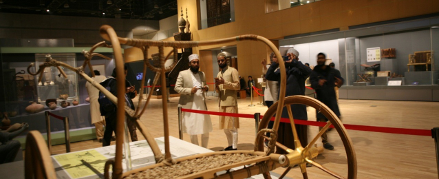 بالصور.. وفد مدينة البعوث الإسلامية يزور متحف الحضارة
