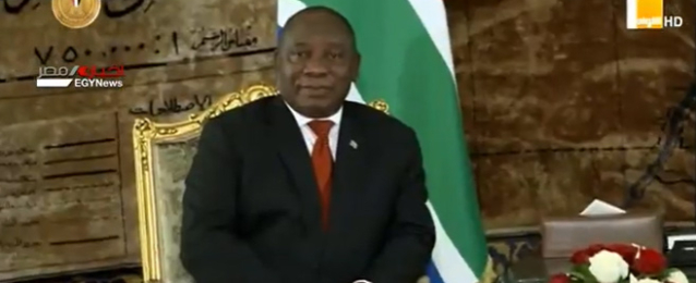 رئيس جنوب افريقيا: السيسي قاد القارة السمراء بطريقة رائعة