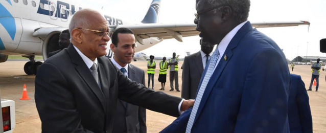 صور .. على عبد العال يصل جوبا لبحث العلاقات الثنائية بين مصر وجنوب السودان